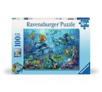 Ravensburger Puzzle pour Enfants - 12000864 Aventure sous l'eau - Puzzle XXL de 100 pièces pour Enfants à partir de 6 Ans