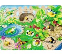 Ravensburger Puzzle pour Enfants 12004040 - Meine Gartenfreunde - Mon Premier Puzzle en Bois de 10 pièces - Puzzle pour Enfants à partir de 2 Ans - Puzzle en Bois