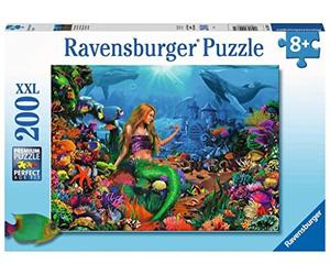 Ravensburger Puzzle pour Enfants - 12987 La Reine de la mer - Puzzle sirène pour Enfants à partir de 8 Ans - avec 200 pièces au Format XXL