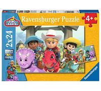 Ravensburger - Puzzle pour Enfants - 2x24 pièces - Les Amis du Dino Ranch - Dès 4 Ans - Puzzle de qualité supérieure - 2 Posters à Taille réelle - Dino Ranch - 05668