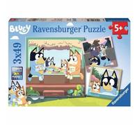 Puzzles 3x49 pièces Les aventures de Bluey