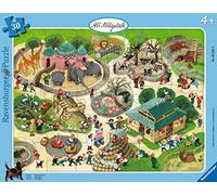Ravensburger Puzzle enfant Ali Mitgutsch – Au Zoo – 30–48 pièces – À partir de 4 ans