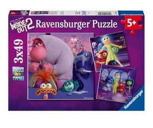 Ravensburger - Puzzle pour Enfants de 5 Ans, 3 x 49 pièces, Puzzle Inside Out pour 2 à 5 Ans, Collection Inside Out 2, Comprend 3 Puzzles de 49 pièces, des Jeux éducatifs, des idées Cadeaux