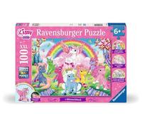 Ravensburger Puzzle pour enfants Lissy Pony Activity – 100 pièces avec bloc puzzle, bande dessinée