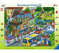 Ravensburger Puzzle pour Enfants - Notre Ville Verte - Puzzle Cadre de 24 pièces pour Enfants à partir de 4 Ans avec Jeu de Recherche