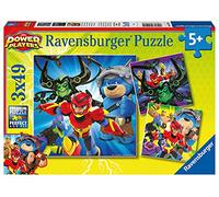 Ravensburger Puzzle Power Players, 3 Puzzles de 49 Pièces, Puzzles pour Enfants, Âge recommandé 5+, Impression de Haute Qualité, 05191 5