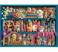 Ravensburger Puzzle Precious Porcelain Pups de 500 pièces | Design robuste et sans éblouissement | Produit durable certifié FSC