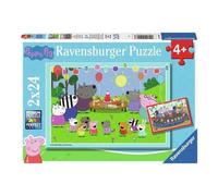 Ravensburger puzzle puzzle peppa pig, 2x24st.