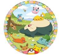 Ravensburger - Puzzle Rond 500 pièces - Pokémon en Fleurs