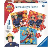 RAVENSBURGER Puzzle Sam le pompier 3 en 1 (25,36,49 pièces)
