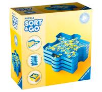 Ravensburger Trieur de pièces de puzzle Sort & Go 12001674 – 8 bacs empilables – Multicolore