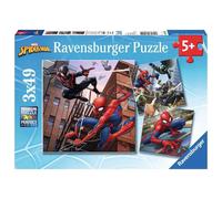 Ravensburger – Puzzle enfant Spider-Man en action – 3x49 pièces – Dès 5 ans – 08025