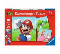 Ravensburger – Puzzle enfant Super Mario – 3x49 pièces – Dès 5 ans – 05186