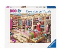Ravensburger Puzzle The Coveted Closet de 1000 pièces | Expérience de garde-robe boutique par Wigwam Studios | Ajustement parfait | Matériaux respectueux de l'environnement