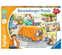Ravensburger Puzzle Tiptoi 00172 pour Petits explorateurs : Collecte des ordures, pour Enfants à partir de 3 Ans