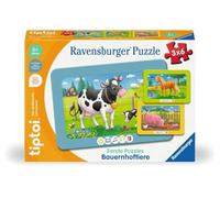 Ravensburger Puzzle Tiptoi 00229-3 Premiers Puzzles : des Animaux de la Ferme, de Jolis Puzzles à Cadre pour Les Enfants de 2 Ans et Plus