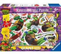 Ravensburger - Puzzle Tortues Ninja, Teenage Mutant Ninja Turtles, Collection Giant Sol Idée Cadeau pour Enfants 6+ Ans, Jeu Éducatif et Stimulant, 125 Pièces Géantes, 70 x 50 cm