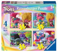 Ravensburger - Puzzle Trolls 3, Collection 4 dans Une boîte, 4 Puzzles de 12-16-20-24 pièces, âge recommandé 3+ Ans