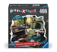 Ravensburger Puzzle X Crime - The Gift of Murder - Jeu de Puzzle Policier de 408 pièces pour 1 à 4 Joueurs