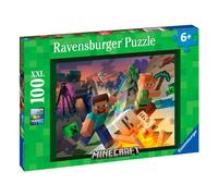 Ravensburger Puzzle Minecraft 13333 – 100 pièces – Monstres – Dès 6 ans