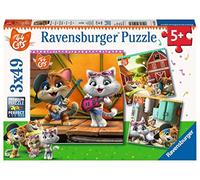 Ravensburger - Puzzles 3x49 pièces Bienvenue chez Les 44 Chats ! - 44 Cats - 4005556050130 - Puzzle Enfant