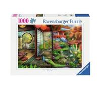 Ravensburger Puzzle 1000 pièces L'heure du thé au jardin japonais – À partir de 14 ans