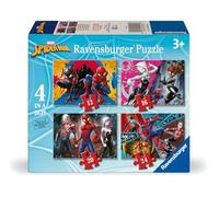 Ravensburger Puzzles Marvel Spider-Man 4 en boîte (12, 16, 20, 24 pièces) pour Adultes et Enfants à partir de 3 Ans