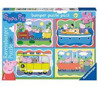 Ravensburger - Puzzles Peppa Pig 4 Pack | Puzzle Enfants 4 Ans | Cadeau Fille 4 Ans Femme Et Homme sur 42 | Puzzle Enfants 36 X 26 Cm | Puzzles Ravensburger