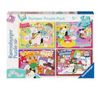 Ravensburger – Pack de 4 puzzles Squishmallows – 4×100 pièces – Dès 5 ans – 36×26 cm