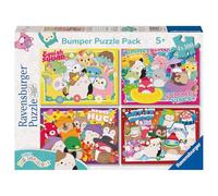 Ravensburger - Puzzle Squishmallows Collection 4 x 100 Bumper Pack, 4 Puzzles de 100 pièces, Puzzle pour Enfants, âge recommandé 5+ Ans