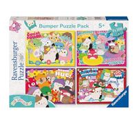 Ravensburger - Puzzles Squishmallows Pack de 4 | Puzzle 5 Ans Ou Plus | Cadeau Enfant 5 Ans Ou Plus de 100 Pièces Chacun | Puzzle Enfants 36 X 26 Cm Puzzle