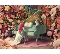 Ravensburger Puzzle 500 pièces – Le récital du Lapin, Demelsa Haughton – 12+ – 12000389
