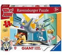 Ravensburger Ravensburger-03126 Unique Tom & Jerry, Giant de 24 pièces, Enfants, Âge recommandé 3+, Puzzle de qualité, 03126 9, Multicolore, único