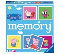 Ravensburger-Ravensburger-20886-Peppa Memory-Le Classique Tous Les Fans De La Série Tv Peppa Pig-Jeu De Mémoire Pour 2 À 8 Joueurs À Partir De 3 Ans, 20886