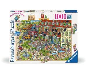 Ravensburger Ray's Comic Series: Holiday Resort 2 The Hôtel Puzzle 1000 pièces Comics Puzzle 14 Ans et Plus