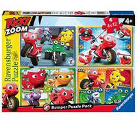 Ravensburger- Ricky Zoom Puzzle 4 x 12 pièces, 05107, Multicolore
