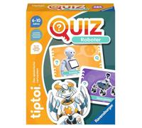 Ravensburger Robot Quiz tiptoi 00164, Jeu de Quiz pour Enfants à partir de 6 Ans, pour 1 à 4 Joueurs