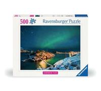 Ravensburger Scandinavian Places Puzzle aurores boréales de Tromsø, Norvège, 500 pièces, pour adultes et enfants à partir de 12 ans, puzzle avec motif norvégien