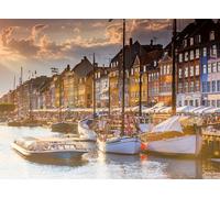 Ravensburger Scandinavian Places Puzzle Coucher de soleil à Copenhague 500 pièces pour adultes et enfants à partir de 12 ans Puzzle de Copenhague 12000846