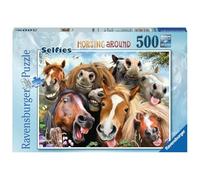 Ravensburger Puzzle Selfies Horsing Around 500 pièces pour adultes et enfants à partir de 10 ans