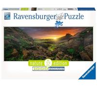 Ravensburger- Soleil sur l'Islande, 15094, Blanc
