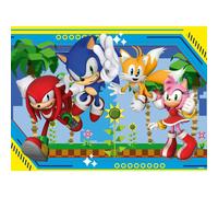 Ravensburger Sonic The Hedgehog 100 Piece XXL Puzzle pour enfants - L'activit sans cran stimule la concentration et la mise au point