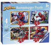Ravensburger Spider-man Marvel Spiderman - Puzzle de 4 (12, 16, 20, 24 pièces) p