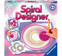 Ravensburger Spiral-Designer Girls 29027, Apprendre à dessiner pour les enfants à partir de 6 ans, set de dessin avec pochoirs pour des dessins en spirale et des mandalas colorés