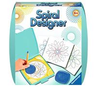 Ravensburger - Spiral Designer Turquoise - Format Voyage - Dessin - Spiral - Apprendre à Dessiner - Feutre de Couleur Inclus - Activité créative - Dès 6 Ans - 29767 - Version française