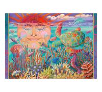 Ravensburger Sun and Sea 500 Piece en grand format Puzzle pour adultes - 12001003 - Facile voir et facile maintenir les grandes pices s'adap