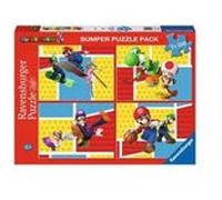Ravensburger - Puzzle Super Mario, Collection Bumper Pack 4X100, idée Cadeau pour Enfants 6+ Ans, Jeu éducatif et Stimulant, 4 Puzzles de 100 pièces