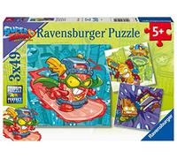 Ravensburger - Super Zings - Puzzle 3 x 49 pièces, Âge recommandé 5 + Ans, Dimensions : 21 x 21 cm