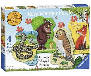 Ravensburger The Gruffalo Lot de 4 Grands Puzzles (10, 12, 14, 16 pièces) pour Enfants à partir de 3 Ans - Jouets éducatifs pour Tout-Petits