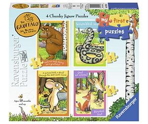 Ravensburger The Gruffalo My First Puzzle pour Enfants à partir de 18 Mois - 2, 3, 4 et 5 pièces - Jouets éducatifs pour Tout-Petits